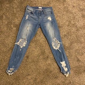 Cello size 3 ripped skinny jeans